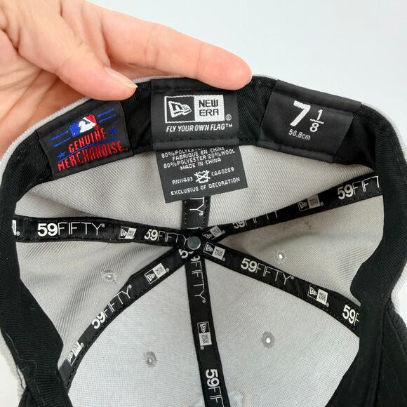 New Era 59Fifty Retro Gray On-Field Pittsburgh Pirates Fitted Baseball Hat 7 1/8 - Picture 6 of 9